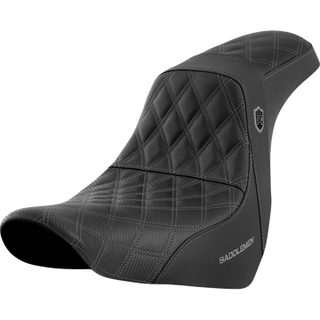 Saddlemen Pro Series Sdc Performance Seat W/O Backrest Gray Stitch FL/FX '18-'20