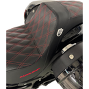 Saddlemen Pro Series Sdc Performance Seat W/O Backrest Red Stitch FL/FX '18-'20
