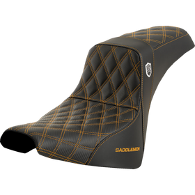 Saddlemen Pro Series Sdc Performance Seat W/O Backrest Gold Stitch FXBB/FXST '18-'23