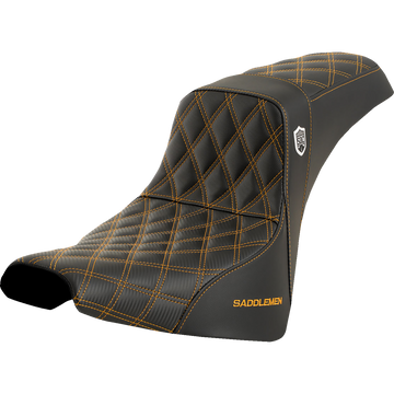Saddlemen Pro Series Sdc Performance Seat W/O Backrest Gold Stitch FXBB/FXST '18-'23
