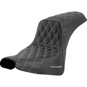 Saddlemen Pro Series Sdc Performance Seat W/O Backrest Silver Stitch FXBB/FXST '18-'23