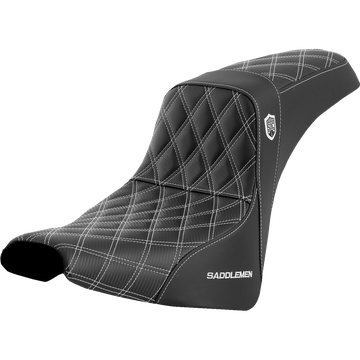 Saddlemen Pro Series Sdc Performance Seat W/O Backrest White Stitch FXBB/FXST '18-'23