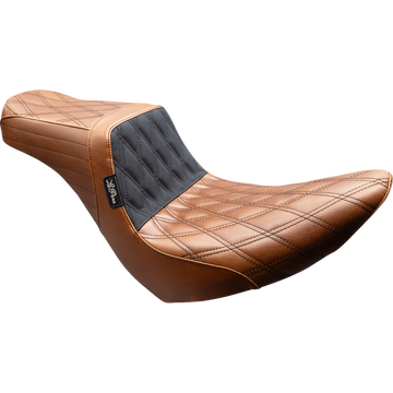 Le Pera Tailwhip Seat Brown Double Diamond Black Stitch FX/FL '18-'25