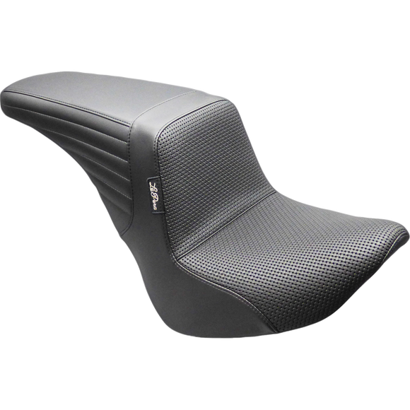 Le Pera Kickflip Up Front Seat Basketweave Black FL/FX '18-'25