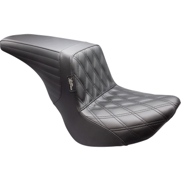 Le Pera Kickflip Up Front Seat Double Diamond Black FL/FX '18-'25