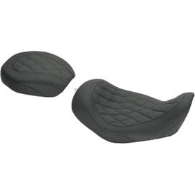 MUSTANG - WIDE TRIPPER PASSENEGER SEAT - BLACK, DIAMOND STITCH - '06-17 DYNA