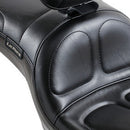 SADDLEMEN - MAVERICK 2-UP SEAT - BLACK STITCH WITH DRIVERS BACKREST - '06-17 DYNA-3
