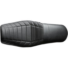 LE PERA - DAYTONA SPORT 2-UP SEAT - FLAT TRACK STITCH - '06-17 DYNA