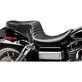 LE PERA - CHEROKEE 2-UP SEAT - BLACK, TUCK AND ROLL - '96-03 FXDWG