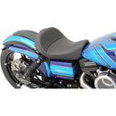 DRAG - SOLO SEAT WITH EZ GLIDE II BACKREST OPTION - MILD STITCH - '06-17 DYNA-1