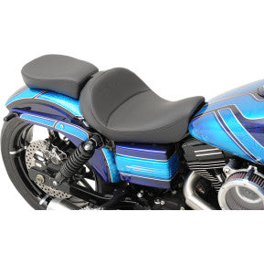 DRAG - SOLO SEAT WITH EZ GLIDE II BACKREST OPTION - MILD STITCH - '06-17 DYNA - 0