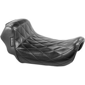 LE PERA - SPROCKET SEAT - BLACK, DIAMOND STITCH - '06-16 DYNA
