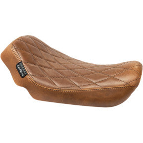 LE PERA - STREAKER SEAT - BROWN, DIAMOND STITCH - '06-14 DYNA
