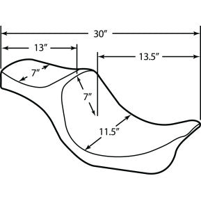 DRAG - PREDATOR III SEAT - SMOOTH - '06-17 DYNA