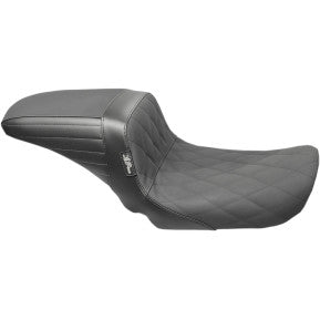 LE PERA - KICKFLIP SEAT - BLACK, DIAMOND WITH GRIPP - '04-05 FXD & EFI FXDI