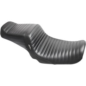 LE PERA - TAILWHIP SEAT - BLACK, PILLOW TOP TUCK AND ROLL - '06-17 DYNA