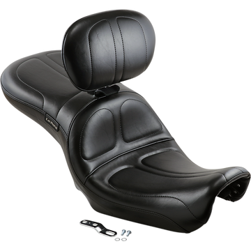 Le Pera Maverick Seat Stitched Black FLD/FXD '06-'17