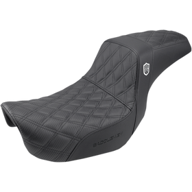 Saddlemen Pro Series Sdc Performance Seat W/O Backrest Lattice Stitch/Lumbar Gripper FLD/FXD '06-'17