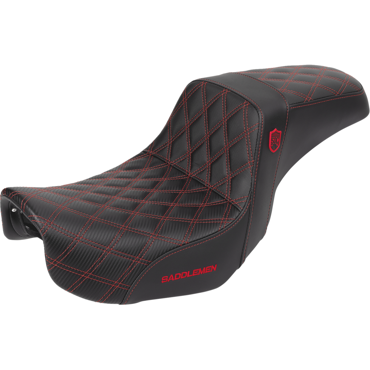 SADDLEMEN Pro Series SDC Performance Grip Seat SC80604RED 08030728