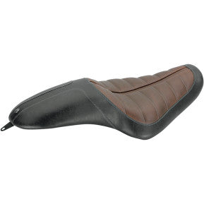RSD - ENZO TOURING 2-UP SEAT - BLACK & BROWN - '04-21 XL - 0