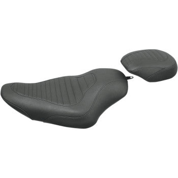 MUSTANG - TRIPPER SOLO SEAT - TUCK AND ROLL, SYNTHETIC LEATHER - '04-21 XL - 3.3 GALLON TANK - 0