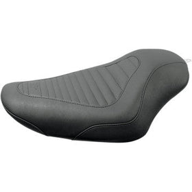 MUSTANG - TRIPPER SOLO SEAT - TUCK AND ROLL SYNTHETIC LEATHER - '04-21 XL - 4.5 GALLON TANK