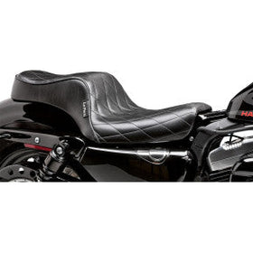 LE PERA - CHEROKEE 2-UP SEAT - DIAMOND STITCH, BLACK - '04-20 XL
