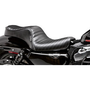 LE PERA - CHEROKEE 2-UP SEAT - TUCK AND ROLL STITCH, BLACK - '04-20 XL