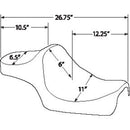 DRAG - PREDATOR III SEAT - BLACK, SMOOTH - '04-20 XL-4