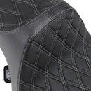 DRAG - PREDATOR III SEAT - DOUBLE DIAMOND STITCH, SILVER THREAD - '04-21 XL-2