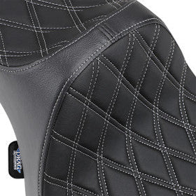 DRAG - PREDATOR III SEAT - DOUBLE DIAMOND STITCH, SILVER THREAD - '04-21 XL - 0