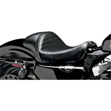 Le Pera Stubs Cafe Seat Pleated Black XL '04-'23