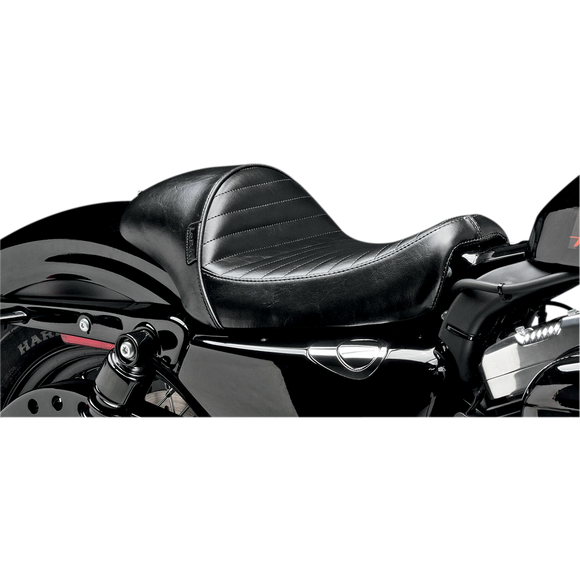 Le Pera Stubs Cafe Seat Pleated Black XL '04-'23