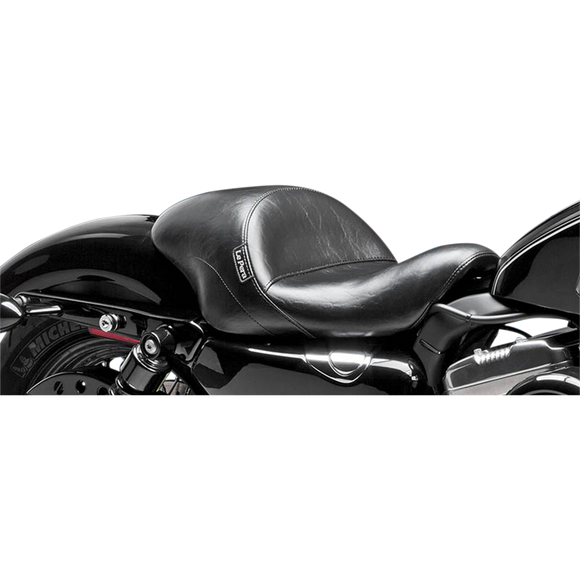 Le Pera Aviator Up Front Solo Seat Smooth Black XL '04-'22