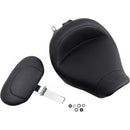 MUSTANG - WIDE SOLO SEAT W/ REMOVABLE BACKREST & REAR SEAT - VINTAGE STYLE - '06-07 & '97-07 TOURING-4