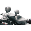 MUSTANG - DRIVER BACKREST KIT - SMOOTH, BLACK STUDS - '97-08 TOURING-3