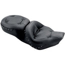 MUSTANG - ONE-PIECE ULTRA TOURING SEAT - REGAL STYLE W/ BLACK STUDS - '99-07 TOURING-1
