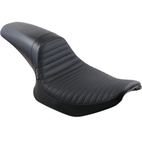 Le Pera Daytona Sport Seat Basketweave/Pleated Black FXR '82-'00