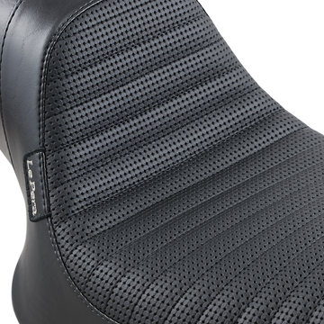 Le Pera Daytona Sport Seat Basketweave/Pleated Black FXR '82-'00