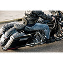 MUSTANG - WIDE TRIPPER SOLO SEAT - WITH REMOVABLE DRIVER BACKREST - DIAMOND STITCH - '08-20 TOURING-4