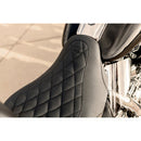 MUSTANG - WIDE TRIPPER SOLO SEAT - WITH REMOVABLE DRIVER BACKREST - DIAMOND STITCH - '08-20 TOURING-3