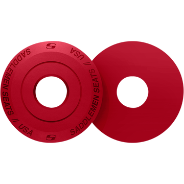 Saddlemen Fender Seat Washer Red