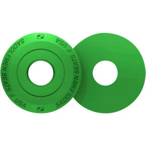 SADDLEMEN - FENDER SEAT WASHER - BRIGHT GREEN