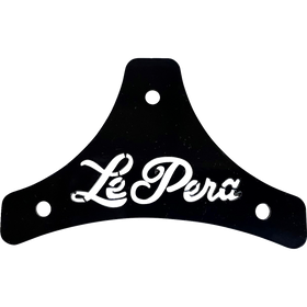 Le Pera Sissy Bar Plate Dead End Scroll Black Softail/Touring '08-'22
