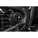 Thrashin Supply Co. dished black 2-hole Milwaukee-Eight points cover TSC-3027-4 for Harley-Davidson Touring and Softail M8