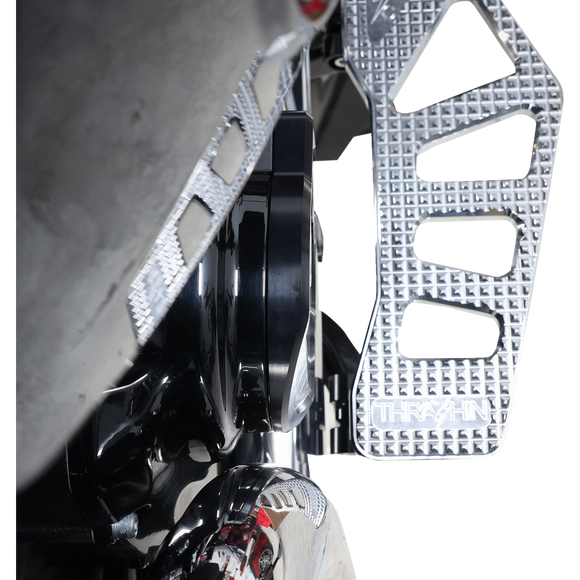 Thrashin Supply Co. Gen 2 smooth black cam cover for Milwaukee-Eight Touring and Softail Harley-Davidson