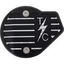 Thrashin Supply Co. Gen 2 finned black Milwaukee-Eight cam cover TSC-3029-4 for Harley-Davidson Touring and Softail