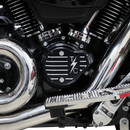 Thrashin Supply Co. Gen 2 finned black Milwaukee-Eight cam cover TSC-3029-4 for Harley-Davidson Touring and Softail