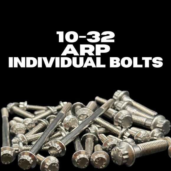 BAMCO 10-32 ARP Bolts, ARP stainless steel 12 point bolts sold individually