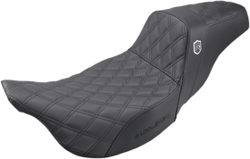 SADDLEMEN Pro Series SDC Performance Seat - w/o Backrest - Lattice Stitch - FL '08 -'23 SC80807DB